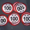 Sinal de limite de velocidade adesivo de limite de velocidade para ônibus adesivo refletivo de limite de velocidade no corpo limite de velocidade 100 limite de velocidade 80 limite de velocidade 6 bilhões Fengfan
