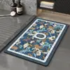 Alfombrilla de suelo para baño del hogar, Alfombrilla suave de tierra de diatomeas para la entrada, Alfombrilla antideslizante absorbente de agua para la puerta del baño, Alfombrilla para la puerta del inodoro