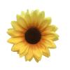 Explotaciones transfronterizas 10 cm simulación girasol grande pasador de pelo para hombres y mujeres fiesta en la playa sombrero de vacaciones pasador decorativo