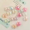 Estilo Crema Soñador Estrellas de Purpurina Fina Agujero Recto Cuentas Sueltas Material de Cuentas para Cadena de Teléfono Móvil Hecha a Mano Adorno Accesorios