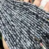 4X13Mm Tubo Piedra Natural Copo de Nieve Cilíndrico Tubular Cuentas Tubo Piedra Semipreciosa Cuentas