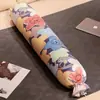 Cojín de Peluche Largo Cilíndrico de Caricatura de Frutas y Dulces, Almohada Larga para Dormir las Piernas con Forro Extraíble