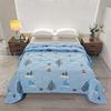 Colcha de Algodão Lavado de Alto Volume para o Verão, Colcha para Ar Condicionado, Colcha de Verão Estampada Escovada, Colcha Promocional de Exportação para Dormitórios, Atacado de Fábrica