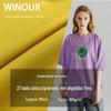 Tecido de Algodão Penteado 21 Fios, Lado Único, Absorvente de Suor, para Camisetas Casuais, Tricô de Bebê e Infantil, Respirável, em Estoque do Fabricante