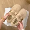 Zapatos Peludos con Plataforma de Suela Gruesa para Aumentar la Altura para Mujer, Ropa de Abrigo, Nuevo Estilo 2026, Temporada Otoño/Invierno, Sensación de Alta Gama, Mocasines de Felpa con Suela Plana