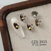 Decoraciones para Uñas con Pedrería K9 Sin Base Brillante, Productos Terminados Huevo de Paloma Azúcar Hielo, Accesorios para Uñas Apilables Usables