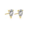 Pendientes Andywen de Plata de Ley S925 3*5mm Forma de Pera 20 Colores Pendientes Zirconia Arcoíris Champaña Morado Ins