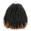 Peluca de fibra química Amazon Cabello sintético Spring Twist Trenza rizada sucia peluca