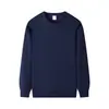 Sudadera Pulóver Redonda Oversize Estilo High Street Americano para Hombres y Mujeres 2026 Primavera/Otoño Nuevo Estilo Color Sólido Versátil