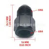 Tubería de Aceite de Aluminio Roscada An4 a An6 para Coche, Adaptador para Enfriador de Aceite, Tornillo de Conversión de Conector Macho y Hembra, Venta Directa de Fábrica