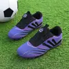 Nuevos Zapatos de Fútbol de Malla Transpirable de Verano para Niños y Estudiantes de Primaria con Botones Giratorios Zapatos de Entrenamiento de Fútbol Tf