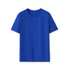 Camisetas Transfronterizas con Logo Impreso, Ropa de Trabajo de Manga Corta 100% Algodón para Hombres y Mujeres, Tallas Grandes Holgadas Cuello Redondo Camisas Publicitarias Culturales, Uniformes Escolares DIY