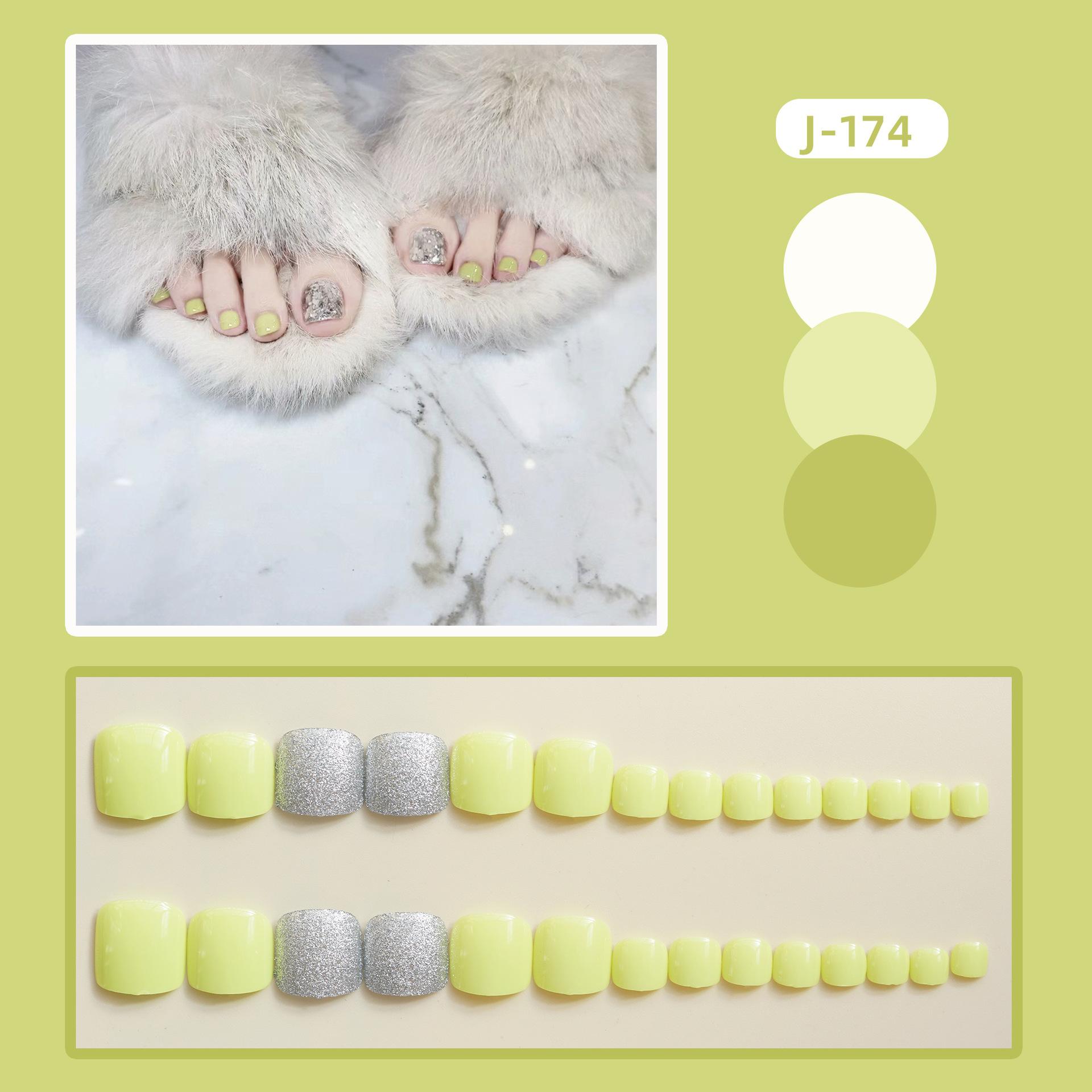 脚J-174芥末闪银2