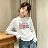 Top Térmico de Felpa Cepillada de Manga Larga para Niñas Otoño/Invierno 2026 Nuevo Camiseta Interior de Cuello Redondo para Niños Camiseta Casual de Manga Larga