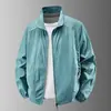 Roupas de Proteção Solar Masculinas Transfronteiriças Verão Fino Seda de Gelo Secagem Rápida Jaqueta Casual Pele Leve Respirável Anti-UV Roupas de Pesca