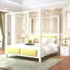 Cama de Dossel, Cama de Madeira Maciça, Móveis Clássicos, Cama com Cabeceira Macia, Cama de Dossel Estilo Antigo Ming e Qing, Móveis para Pousada, Cama de Pousada
