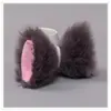 Dropshipping Acessórios de Cabeça Lolita Presilhas de Orelha de Animal de Pelúcia Presilha Lateral de Orelha de Gato Acessórios de Cabelo Presilha de Cabelo de Orelha de Raposa Combinação de Cores