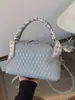 Bolso de Mujer Bordado Exquisito de Moda Transfronteriza, Nuevo Bolso de Mano de Bufanda de Seda de Moda, Bolso tipo Concha de Gran Capacidad, Bolso Cruzado de Hombro Único