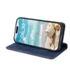 Funda de Cuero para Teléfono Móvil Adecuada para Zte Nubia Neo5 Pro, Funda de Teléfono con Textura Similar a la Piel, Colores Contrastantes, Fuerte Protección Magnética y Soporte