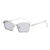 Gafas de Sol Retro de Metal con Montura Pequeña Nueva Europea y Americana para Mujer Gafas Anti-Uv Transfronterizas Moda PC Gafas de Sol Versátiles para Hombre