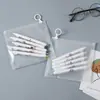 Bolsa Engrosada con Pestaña para Tirar, Bolsa de Almacenamiento Portátil Transparente para Viaje, Bolsa Pequeña Sellada de Almacenamiento, Bolsa de Empaque Pequeña con Cremallera para Muñecas