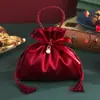Caixa de Doces para Casamento Sacola de Doces da Moda Caixa de Doces Estilo Europeu Saco de Doces para Casamento com Cordão Encolhível Bolsa de Doces