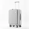 Maleta de Apertura Lateral de 28 Pulgadas para Mujer, Maleta de Carrito Multifuncional Ampliable de 20 Pulgadas, Maleta de Cabina con Candado de Combinación de 24 Pulgadas para Hombre