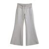 Calças casuais sensuais de cintura baixa e cintura larga da moda para mulheres, outono e inverno, novas calças esportivas slim fit e justas, calças largas para todos os esportes