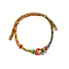 Varios Pulseras de Hilo de Colores de Cen Bai para Niños, Accesorios de Mano Ajustables para Niños y Niñas, Pulseras Pequeñas con Forma de Zongzi para el Festival del Bote del Dragón