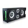 Subwoofer de Coche con Altavoz Doble de 10 y 12 Pulgadas con Amplificador y Tweeter para Audio de Alta Potencia en Cajuela