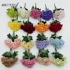 Buquê de Rosas Artificiais com 9 Pétalas, Decoração de Casamento, Flores Artificiais para Arranjo de Sala de Estar, Material para Arranjo de Flores, Várias Cores Disponíveis