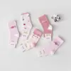 Nuevos Calcetines Largos de Algodón para Bebé de Otoño e Invierno para Niños y Niñas, Calcetines Japoneses y Coreanos, Calcetines de Bebé con Dibujos Animados y Letras para Niños al por Mayor