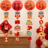 Decoraciones de Linternas de Año Nuevo 2026 para Restaurantes, Centros Comerciales, Campus, Supermercados, Adornos Colgantes, Montaje de Escena de Atmósfera del Festival de Primavera y Festival de las Linternas