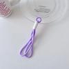 Cordón para teléfono móvil con combinación de colores creativa, simple, corto, funda universal para teléfono móvil, bandolera, llavero creativo para coche, colgante de anillo