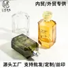 Botella de Perfume Personalizada con Forma Especial de 100 ml Elegante Botella con Atomizador con Logo Imprimible Atomizador de Presión Niebla Fina Tapa de Metal