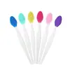 Cepillo nasal de silicona de doble cara para limpiar poros externos y puntos negros, cepillo de limpieza nasal, herramienta de belleza portátil para el hogar y los viajes