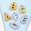 Colgantes Populares Transfronterizos de Acero Inoxidable con Letras, Collares y Pulseras Dorados al Vacío que No se Desvanecen, Accesorios para Joyería Hecha a Mano DIY