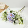 Flores de Peonía Artificiales para Decoración del Hogar, Ramos de Flores Simuladas para Proyectos Exteriores, Arreglos Florales para Cercas y Flores Artificiales para Decoración de Paisajes