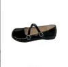 2025 Novos Sapatos Mary Jane Versáteis de Outono para Mulheres Antiderrapantes Tendência para Saias Curtas Sapatos de Fada para Uso no Verão
