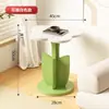 Mesa Auxiliar Pequeña con Forma de Pétalo de Moda para Uso en el Hogar, Mesa de Noche Simple Moderna para Dormitorio, Mesa Auxiliar con Forma de Nube para Sala de Estar y Balcón, Mesa de Esquina