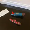 Novo Grampo Bico de Pato Rosa para Franja com Strass, Coração Fofo e Delicado, Presilha de Cabelo Doce de Cristal, Grampo de Cabelo Coração
