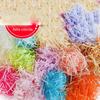 Papel picado de atacado, enchimento de ráfia para caixa de doces de casamento, presente DIY, papel, multicolorido opcional, 100g