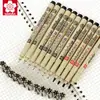 Set de Bolígrafos de Aguja Sakura Japonesa sakura Bolígrafo Gouxian Impermeable Color Diseño de Dibujos Animados Hechos a Mano Bolígrafo de Dibujo