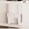 Estante de almacenamiento para decodificador de TV montado en la pared, soporte sin taladro