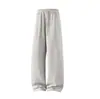Calça Casual Masculina Perna Reta Roupa Masculina Calça Masculina de Alta Qualidade Deslocamento Diário Viagem de Negócios Simples Tendência Marca Moda Retrô