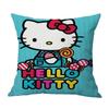 Venta Caliente Transfronteriza Serie Hellokity Lino Funda de Cojín para Sofá de Casa Dormitorio Almohada Impresión a una Cara