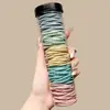 Elásticos de Cabelo Estilo Coreano, Alta Elasticidade, Borrachas Duráveis para Mulheres, Cordas de Cabelo que Não Puxam os Fios, Sem Marcas, Cordas de Cabelo de Couro, Acessórios de Cabelo