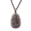 Collar Zodiacal de Buda con Colgante de Obsidiana Hielo Natural Doce Signos del Zodiaco Vacío Zang Bodhisattva Samantabhadra Año Zodiacal