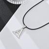 Nuevo collar de acero inoxidable europeo y americano con 26 letras, estilo hip hop, cadena mágica para clavícula, collar con inicial para pareja, venta al por mayor