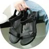 Sandalias calzado de mujer moda hebilla mágica talla 36-41 coreanas estudiantes casuales zapatos planos 8 colores